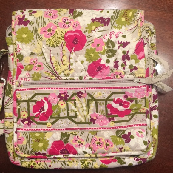 vera bradley pink and green pattern